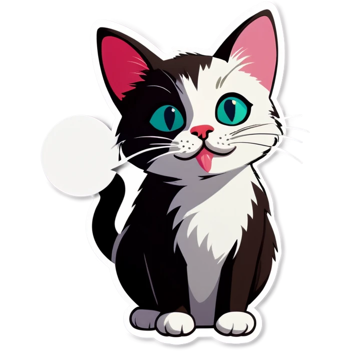 cat blowing a kiss emoji