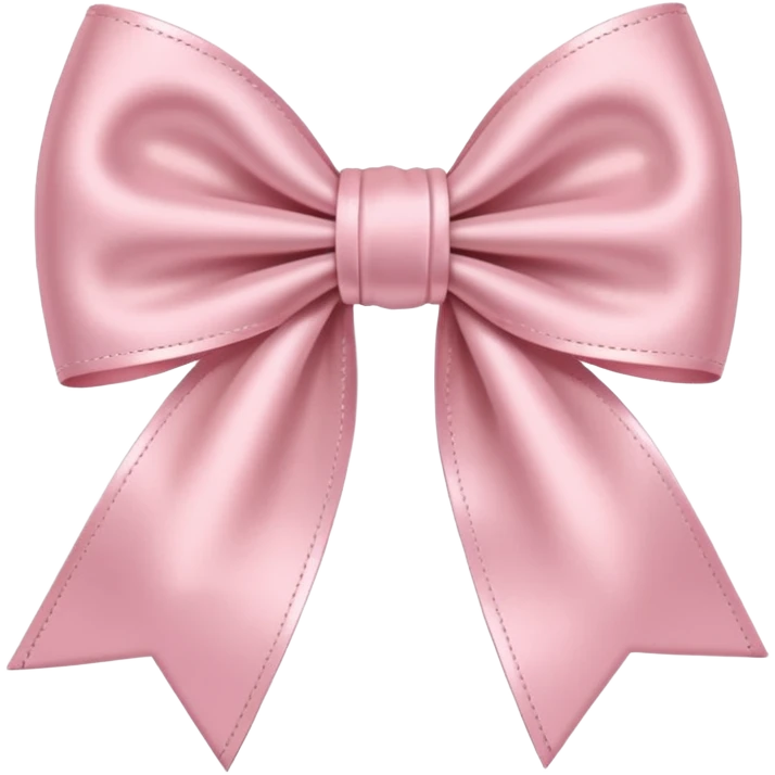 Cute light pink bow  emoji