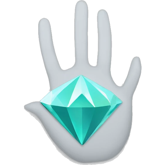Andrew Tate hand diamond symbol  emoji