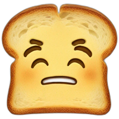 shit on toast emoji