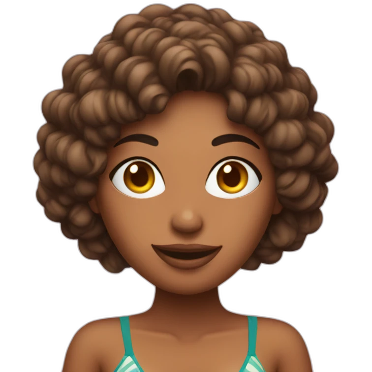 sexy lady in swimsuit emoji