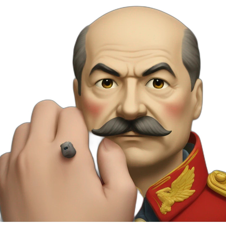 stalin kiss Lenin's bald head emoji