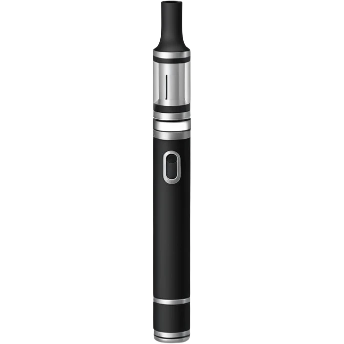 black simple wide Electronic cigarette emoji