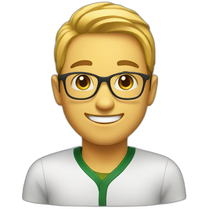 student smiling emoji