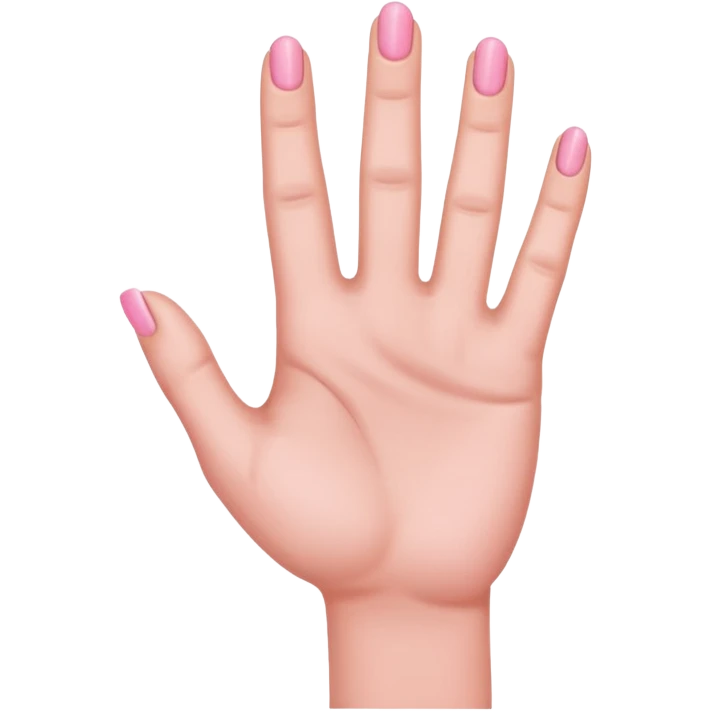 Pinky sticking out of hand emoji