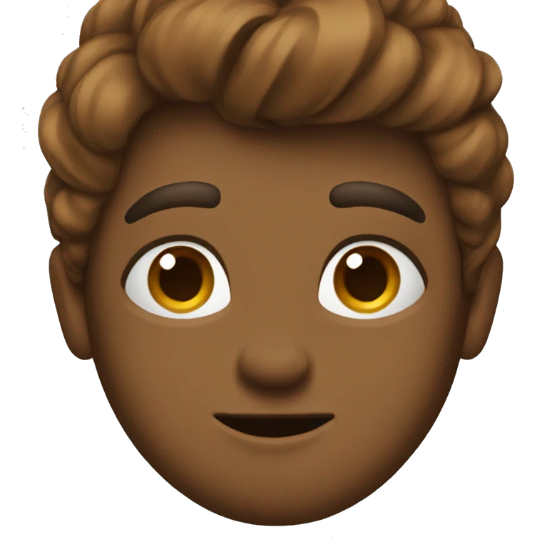 Brown bow emoji