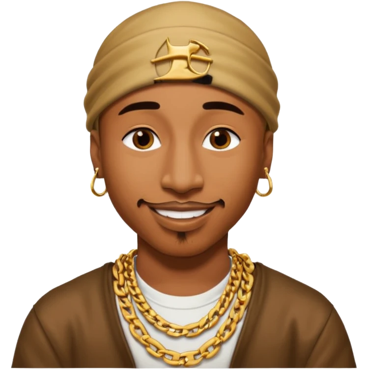 Peux tu me faire tupac emoji