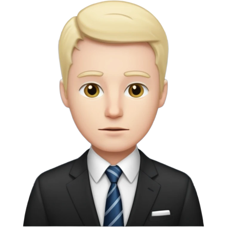 a white man, works in an office emoji