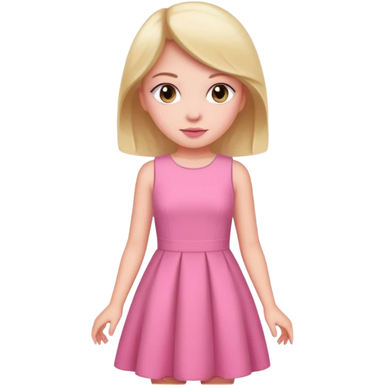 pink dress girl emoji