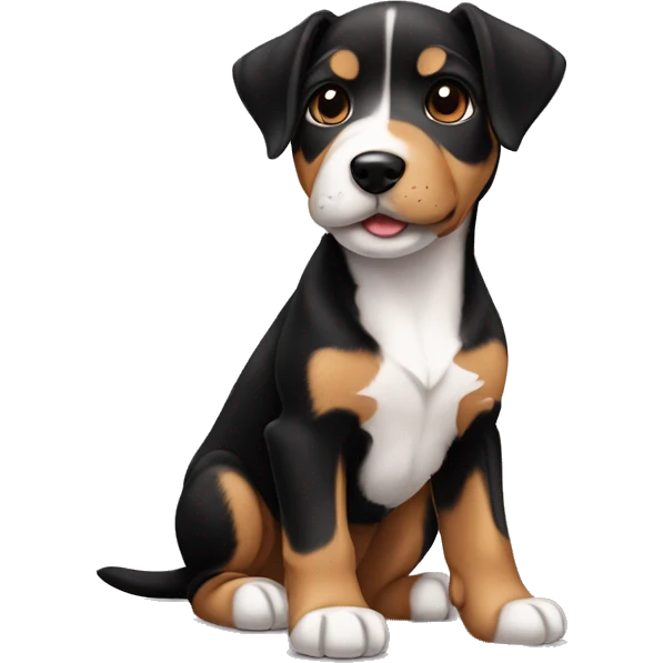 jack rusell terrier black and tan puppy emoji