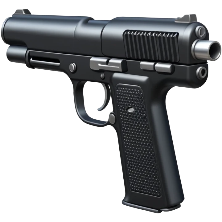 pistol with silencer emoji