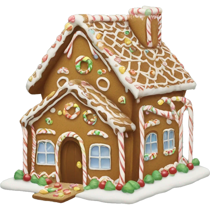 gingerbread house emoji