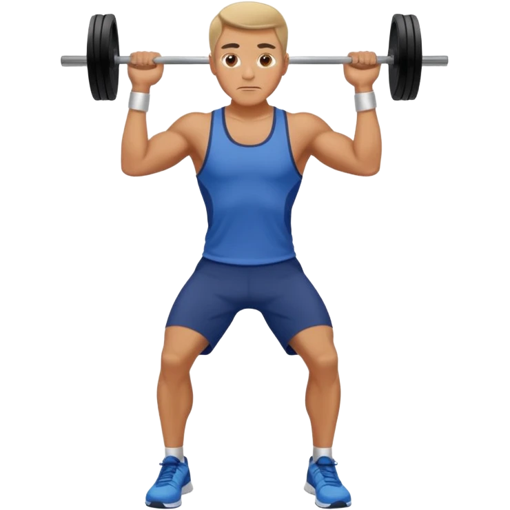 HOMBRE HACIENDO EJERCICIO emoji