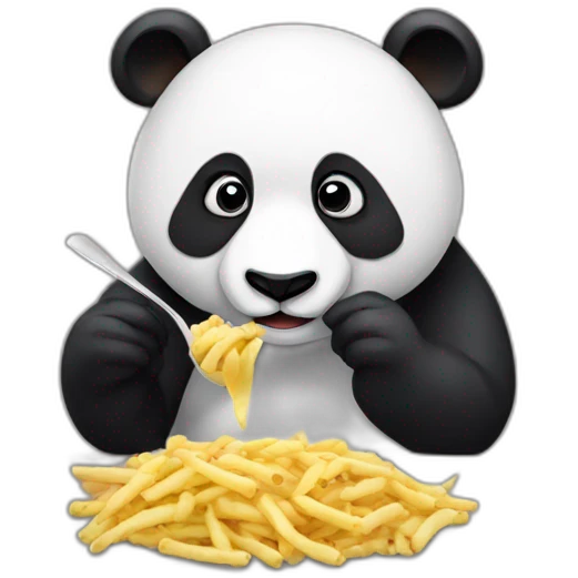 Panda who is eating Marine Lepen emoji