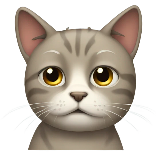 Sad cat emoji