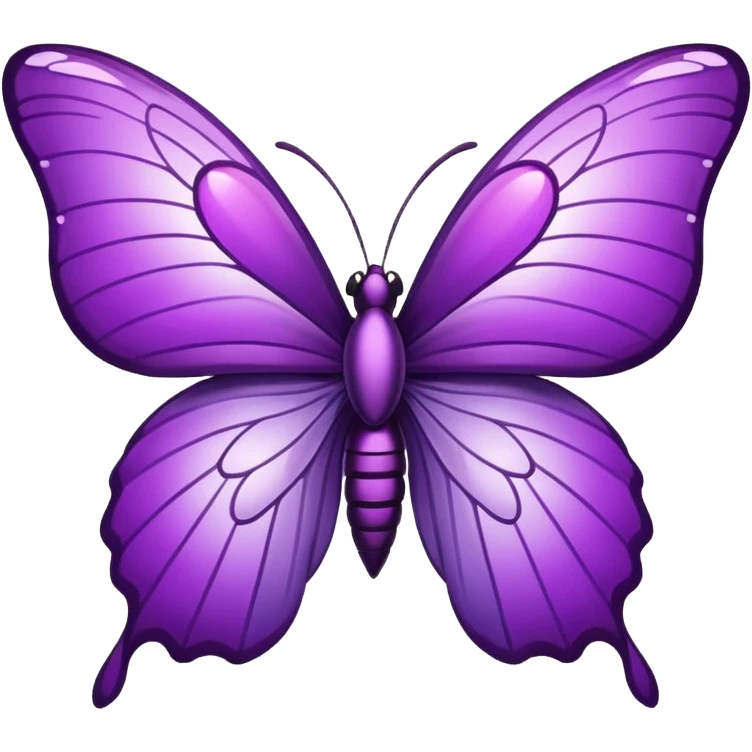 Mariposa morada emoji