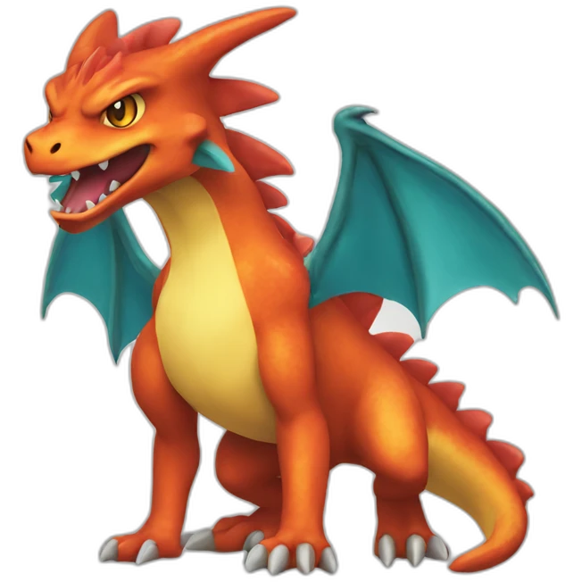 Dracaufeu pokemon emoji
