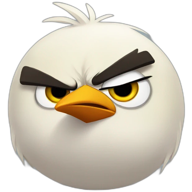 Angry bird emoji