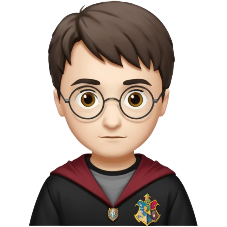make harry potter have a tshirt underneath his robes that says “sinclair” emoji
