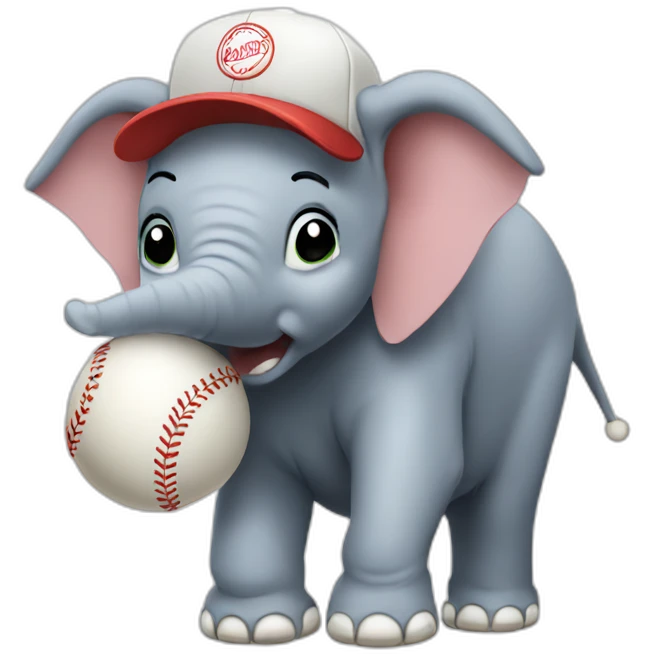 baseball elephant emoji