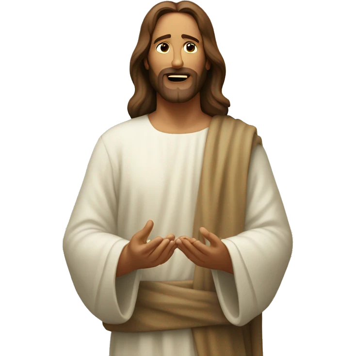 Jesus healing emoji