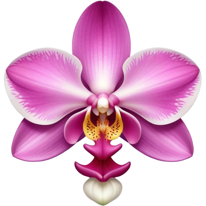 exquisite-phalaenopsis-moth-orchid-with-pure-white-petals-and-subtle-pink-center emoji