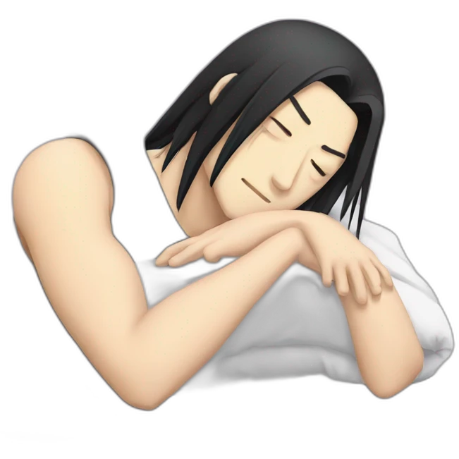 Sleeping itachi emoji