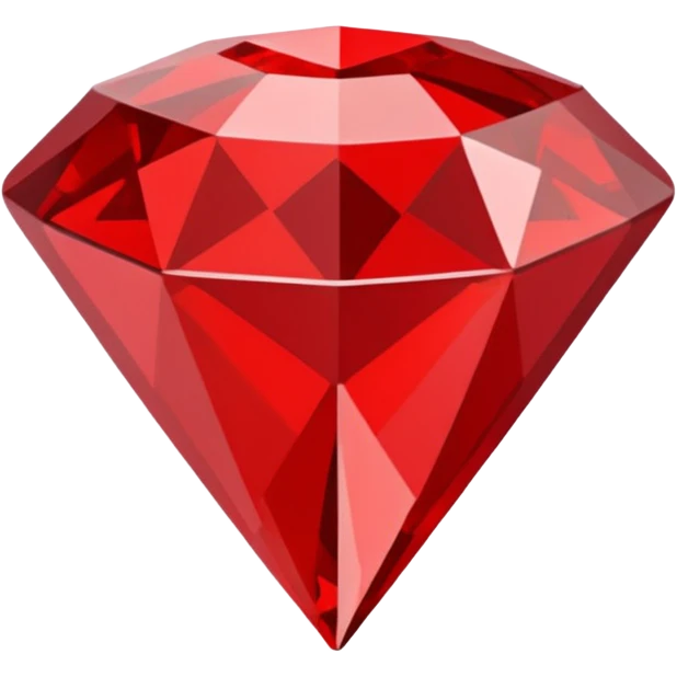 Red diamond shape emoji