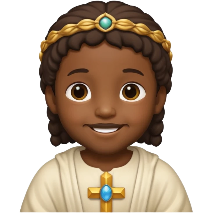 Black baby jesus emoji