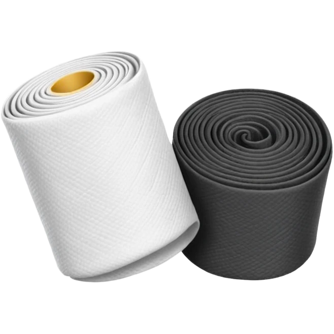 MMA hand wraps object icon, rolled boxing wraps, fabric texture, 3D cartoon, mobile game icon style, centered, clean background, no text, no watermark
 emoji