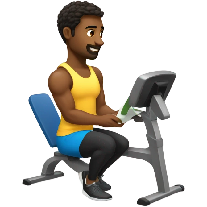 personal trainer writing emoji