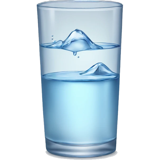 glass of water emoji
