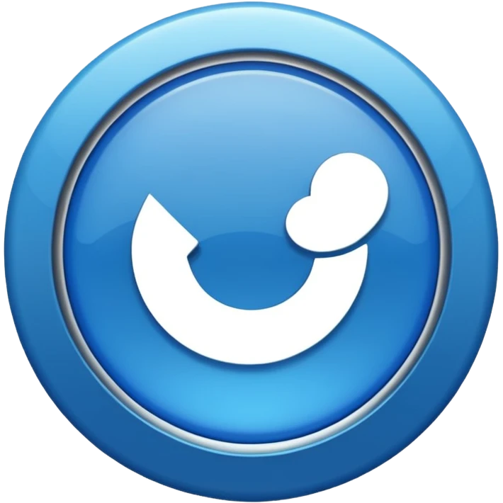 Blue verified button emoji