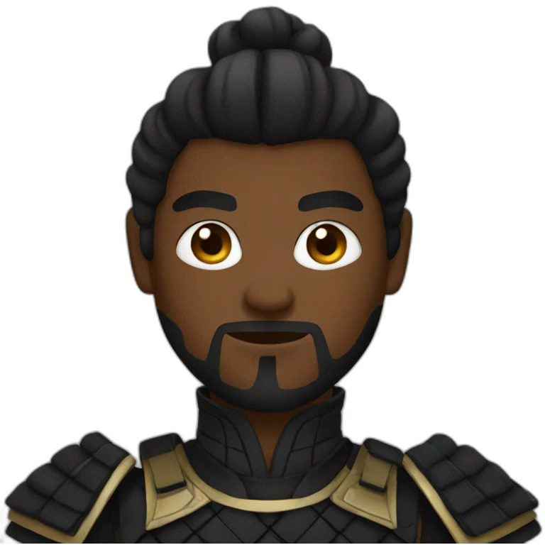 Black samurai  emoji