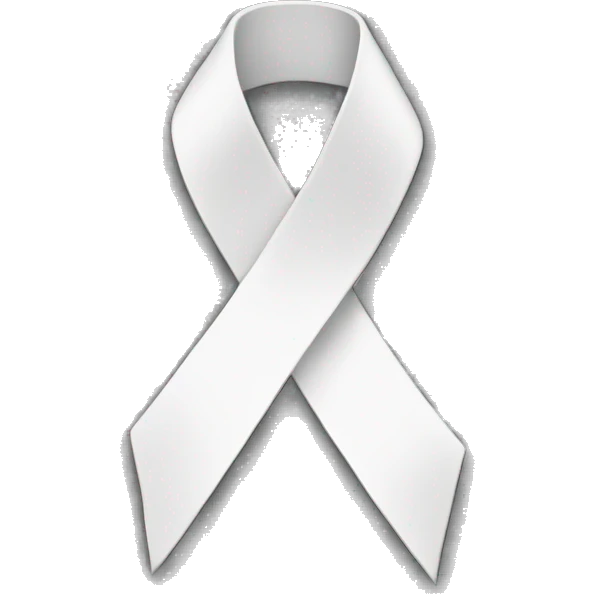 White ribbon emoji
