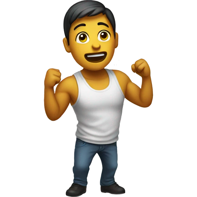 Shaking human emoji