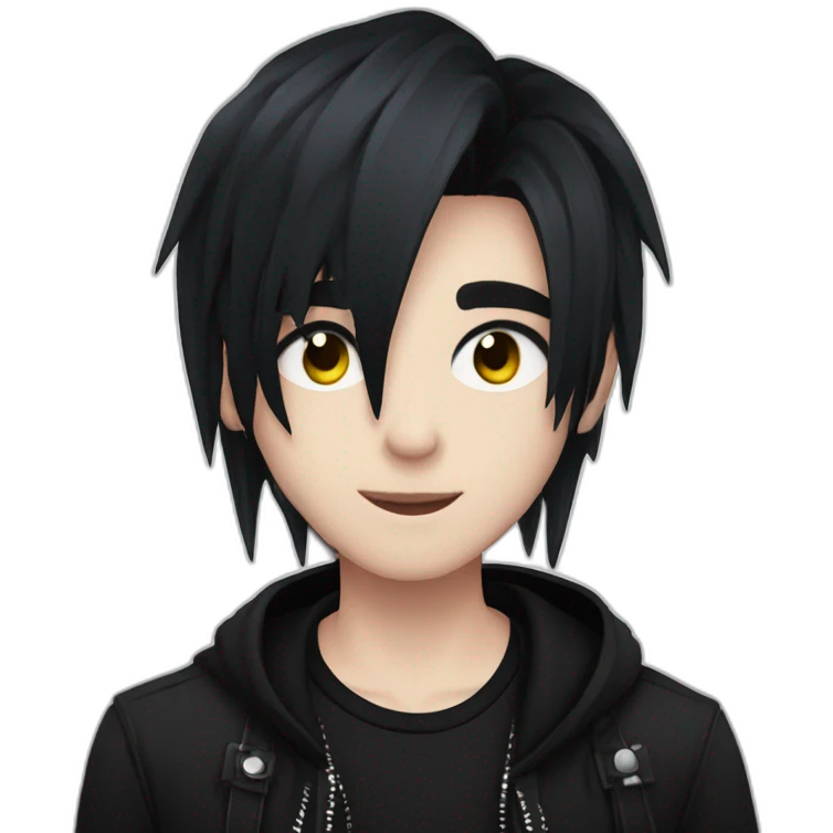 cute goth bf emoji