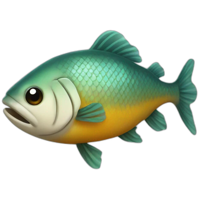 Fish with toilet emoji