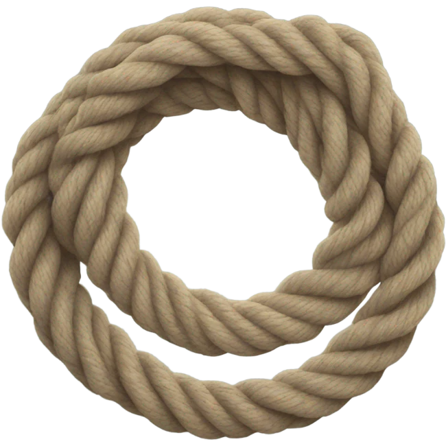 A rope with a circle at the end emoji