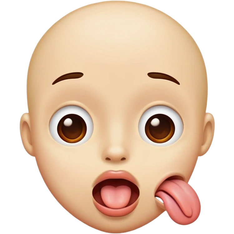 Face with tongue out emoji
