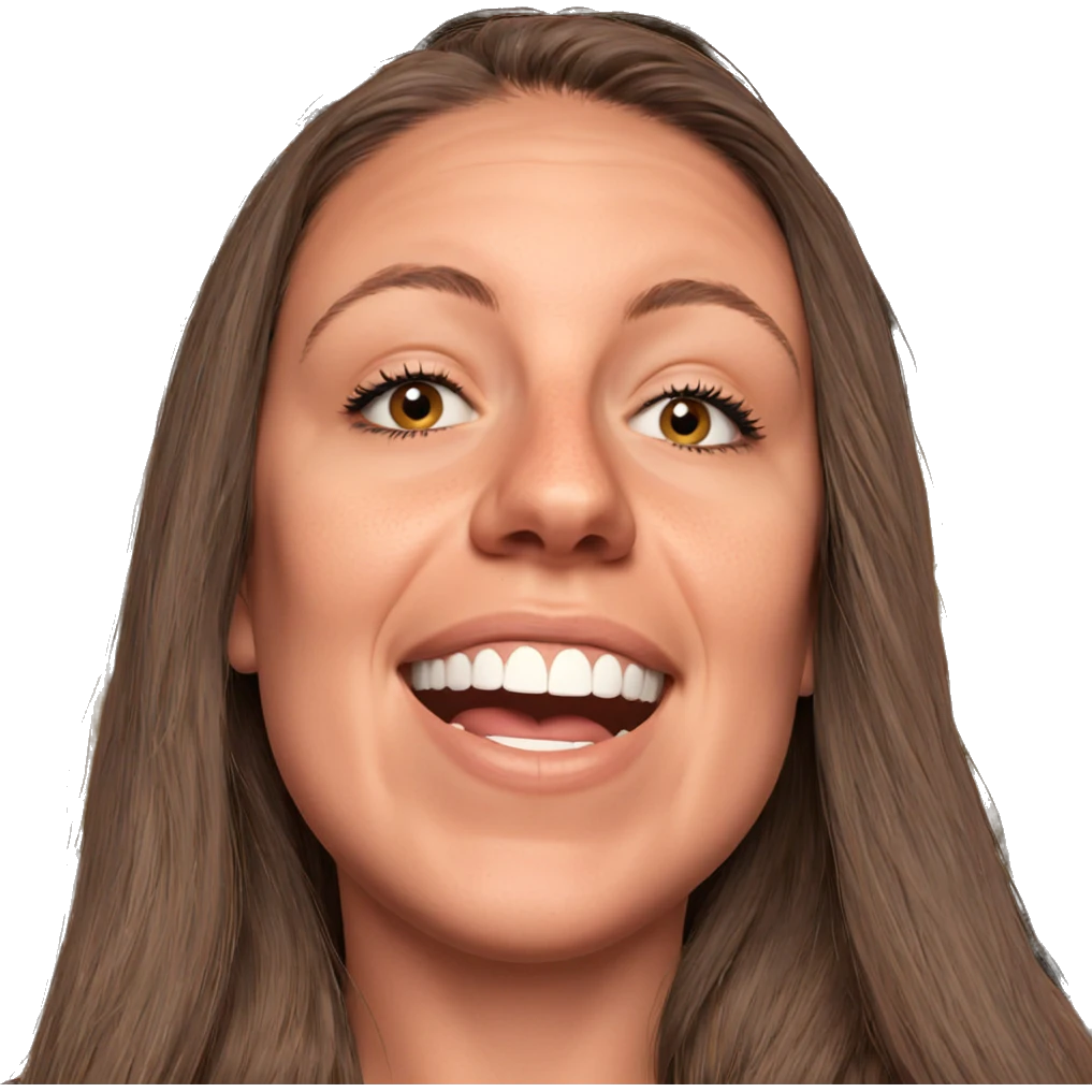 brown haired girl meme emoji