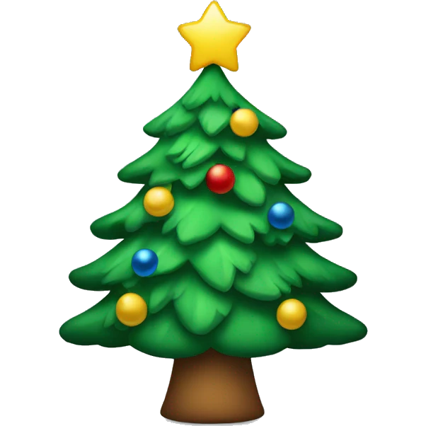 Christmas tree emoji