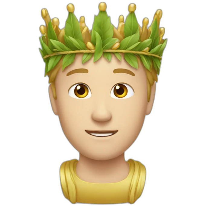 laurel crown emoji