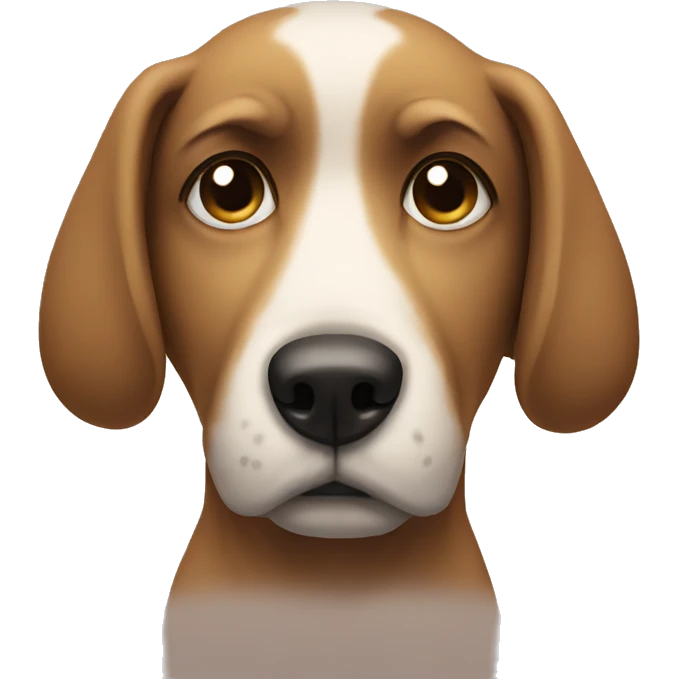 sad dog emoji