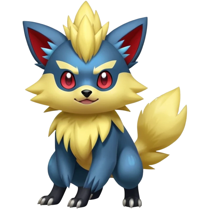 Manectric-Zorua-Yamper-Fakémon-hybrid-creature (full body)  emoji