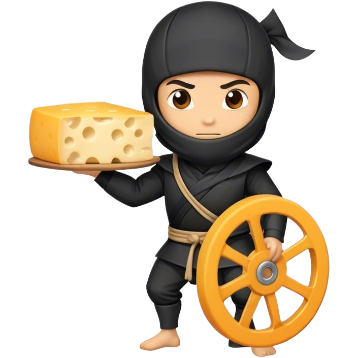 Ninja cheese emoji