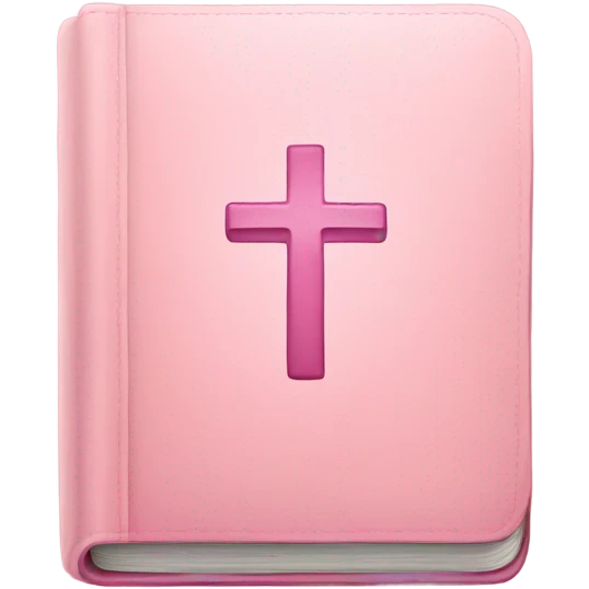Light pink Bible  emoji