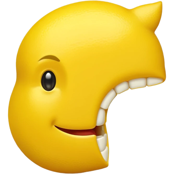 Lemon jaw clip emoji