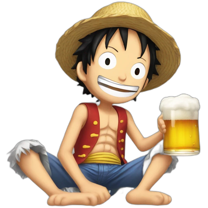 Luffy_boit_une_bierre emoji
