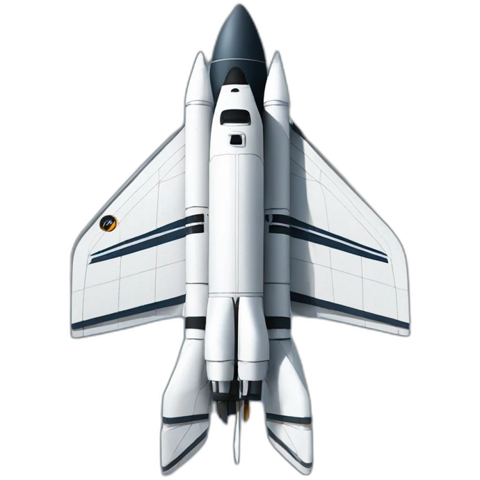 Nave espacial volando emoji